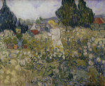 Marguerite Gachet in her garden art print