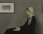 Portrait of the Artist's Mother, 1871 (Detail) art print