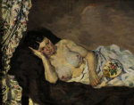 Reclining nude giclee art print