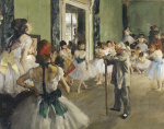 The Dancing Class, c.1873 giclee art print