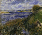 The Seine at Champrosay art print