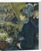Pierre Auguste Renoir art print - At The Theatre, 1877 poster