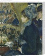 Pierre Auguste Renoir art print - At The Theatre, 1877 poster