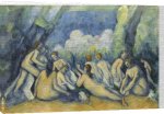Paul Cezanne art print - Bathers (Les Grandes Baigneuses), 1905 poster
