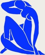 Blue Nude II art print