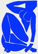 Blue Nude III art print
