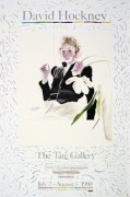 Celia In A Black Dress With White Flowers, 1972 art print