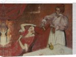 Edgar Degas art print - Combing The Hair, 1896 poster