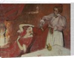 Edgar Degas art print - Combing The Hair, 1896 poster