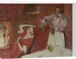 Edgar Degas art print - Combing The Hair, 1896 poster