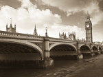 England, London, Westminster bridge giclee art print