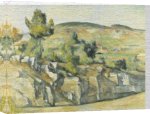 Paul Cezanne art print - Hillside In Provence, 1892 poster