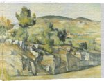 Paul Cezanne art print - Hillside In Provence, 1892 poster