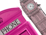 London Telephone Box and the Big Ben giclee art print