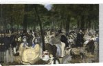 Edouard Manet art print - Music In The Tuileries Gardens, 1862 poster