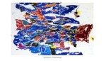 Round the World - Action Painting, 1958-1959 art print