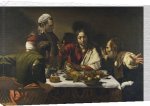 Michelangelo Merisi Caravaggio art print - The Supper At Emmaus, 1601 poster