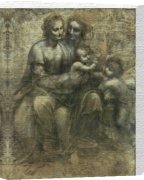 Leonardo da Vinci art print - The Virgin And Child With Saint Anne And Saint John The Baptist poster
