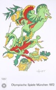 Munich Olympics, 1972 art print