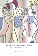 Nudes with Beach Ball art print