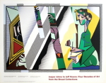 Reflections on Interior with Girl Drawing art print