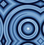 Blue Swirl giclee art print