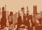 Cityscape giclee art print