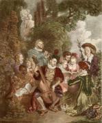 Jean Antoine Watteau art print