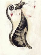 Leopold The Cat art print