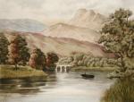 Loch Ay (Restrike Etching) art print