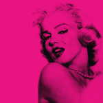 Marilyn in Pink giclee art print