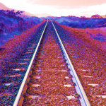 On the Rails giclee art print