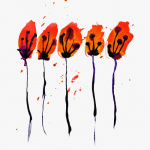 Poppies giclee art print