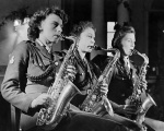 ATS dance band, 1944 giclee art print