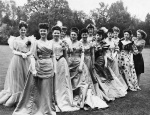 Actresses in period costume, Shepperton 1940 giclee art print