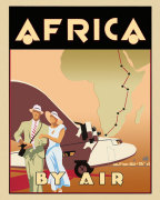 Africa by Air giclee art print