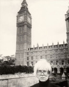 Andy Warhol and Big Ben, 1986 giclee art print