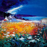 Autumn Light, Westport Kintyre art print