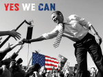 Barack Obama: Yes We Can (crowd) giclee art print