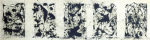 Black and white Polyptych art print