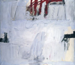 Blau mit vier roten Staben, 1966 art print