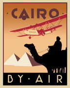 Cairo by Air giclee art print