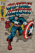 Captain America - Retro art print