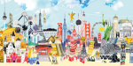 China London art print