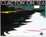 Clacton On Sea - Moonlight art print