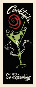 Cocktails So Refreshing giclee art print