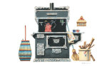 Cookin' with Wood giclee art print