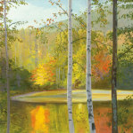 Cooper Lake, Autumn giclee art print