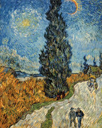 Country Road in Provence by Night, c. 1890 giclee art print
