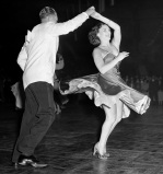 Couple jiving, Haringey 1956 giclee art print